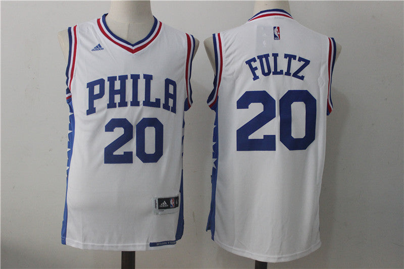 Fultz Philadelphia 76ers white jersey