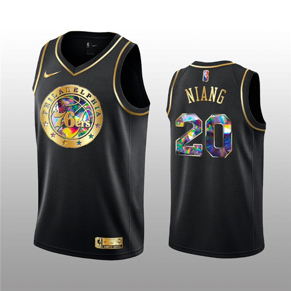 Georges Niang Philadelphia 76ers black jersey