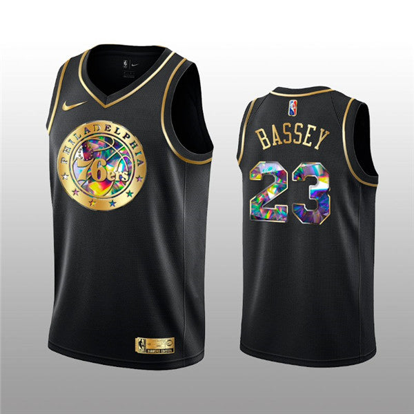 Charles Bassey Philadelphia 76ers black jersey