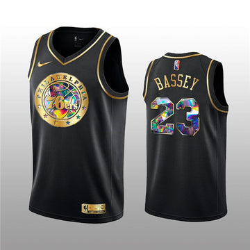 Charles Bassey Philadelphia 76ers black jersey