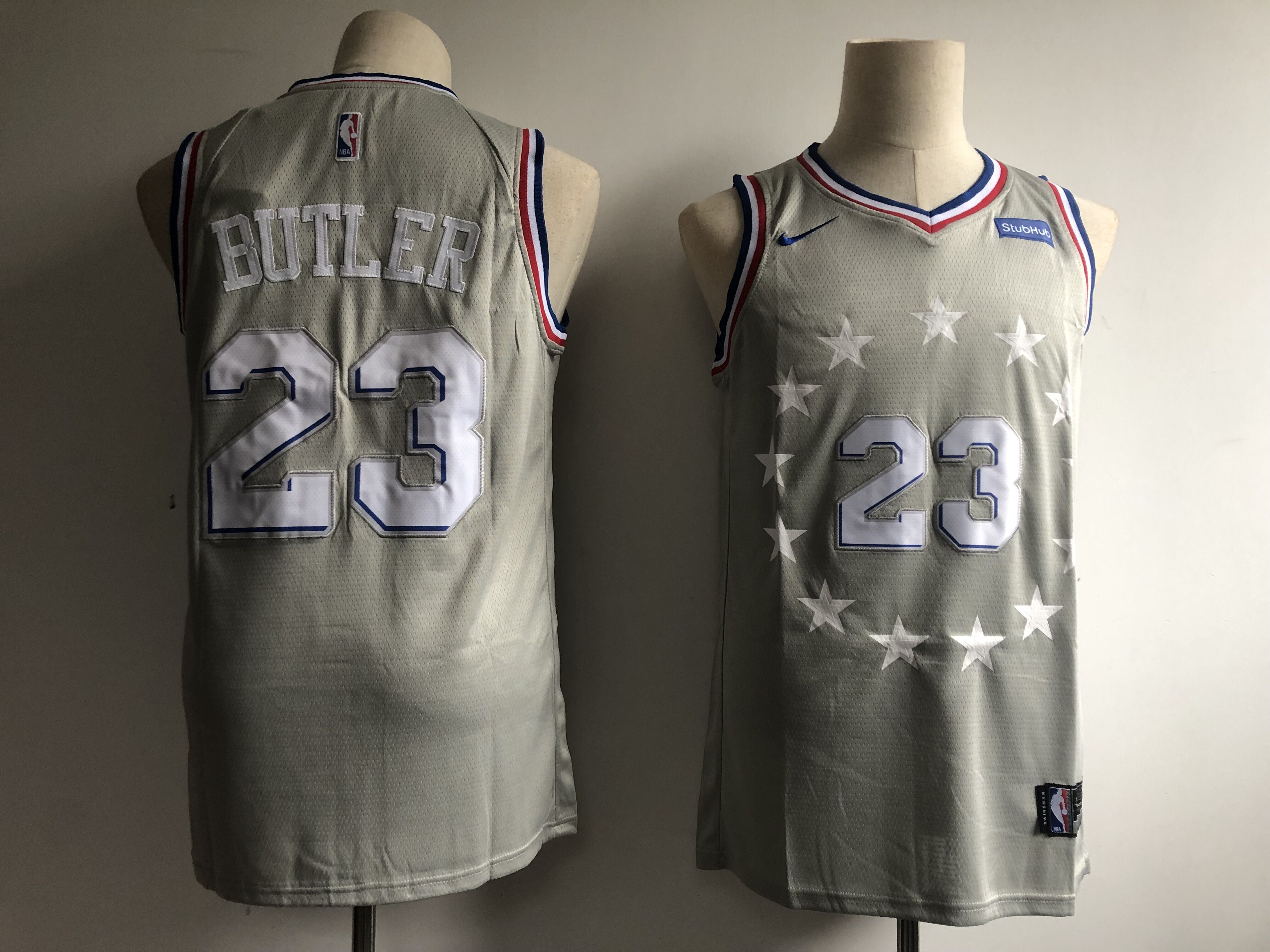 Jimmy Butler Philadelphia 76ers gray City Edition jersey