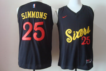 Ben Simmons Philadelphia 76ers black Fashion jersey