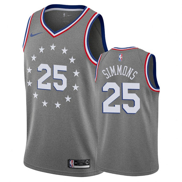 Ben Simmons Philadelphia 76ers gray City Edition jersey