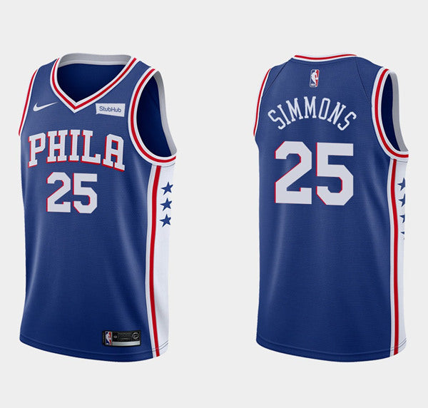 Ben Simmons Philadelphia 76ers royal jersey