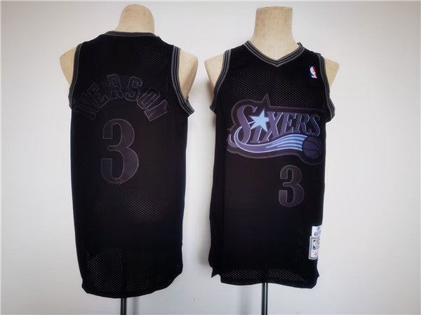 Allen Iverson Philadelphia 76ers black Throwback jersey