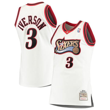 Allen Iverson Philadelphia 76ers white jersey