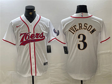 Allen Iverson Philadelphia 76ers white jersey