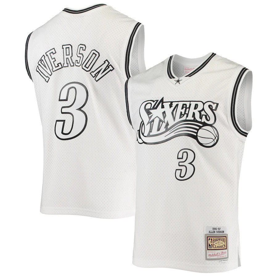 Allen Iverson Philadelphia 76ers white jersey
