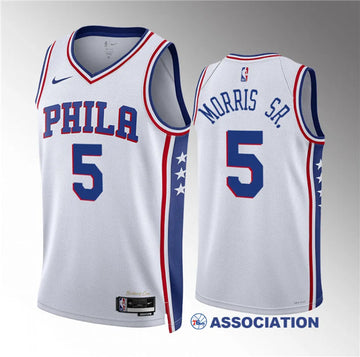 Marcus Morris Sr Philadelphia 76ers white jersey