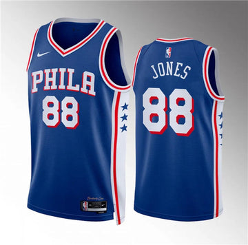 Kai Jones Philadelphia 76ers royal jersey