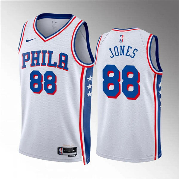 Kai Jones Philadelphia 76ers white jersey