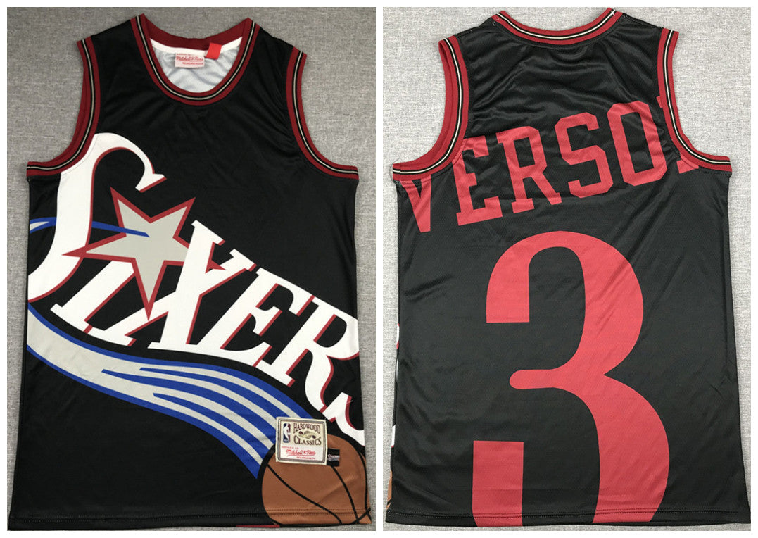 Philadelphia 76ers black Throwback jersey