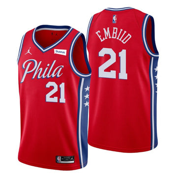 Philadelphia 76ers red jersey