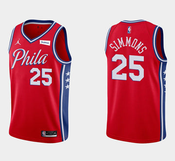 Philadelphia 76ers red jersey
