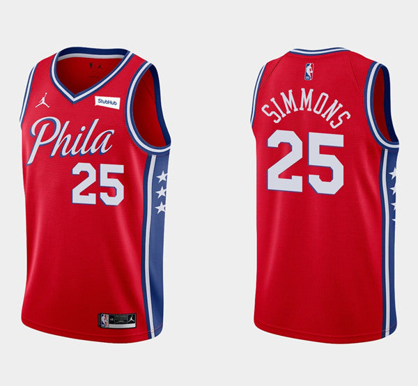 Philadelphia 76ers red jersey
