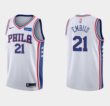 Philadelphia 76ers white jersey