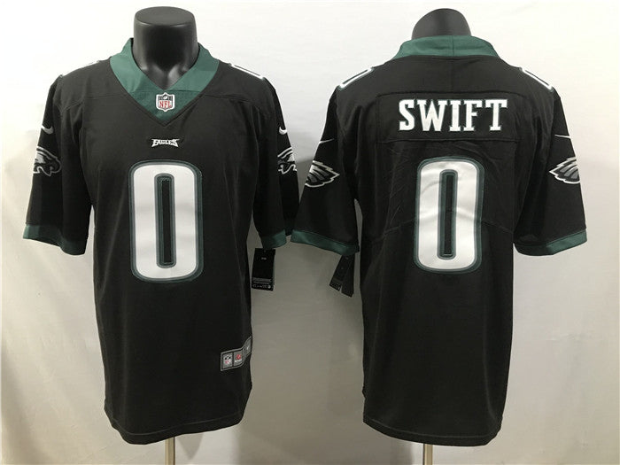 D'Andre Swift Philadelphia Eagles black jersey