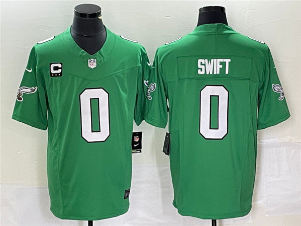 Dandre Swift Philadelphia Eagles green FUSE jersey