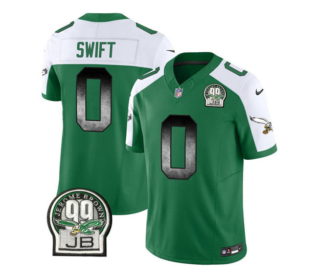 D'Andre Swift Philadelphia Eagles green-white FUSE jersey