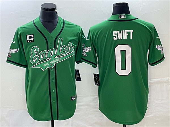 Dandre Swift Philadelphia Eagles green jersey