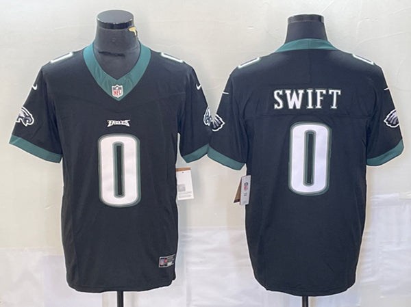 D'Andre Swift Philadelphia Eagles white FUSE jersey
