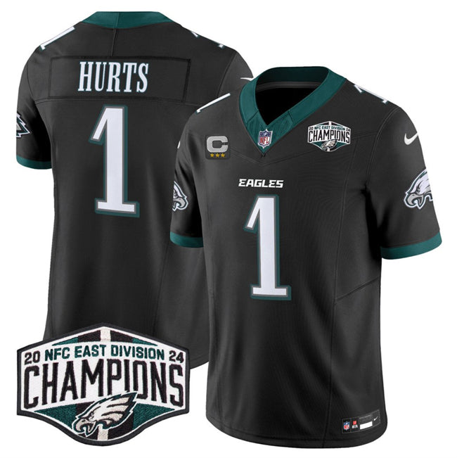 Jalen Hurts Philadelphia Eagles black FUSE jersey