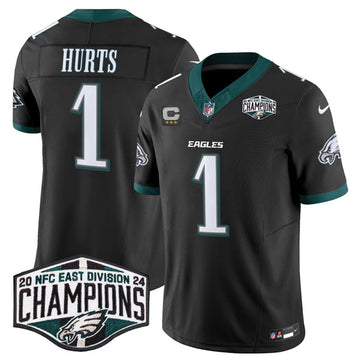 Jalen Hurts Philadelphia Eagles black FUSE jersey
