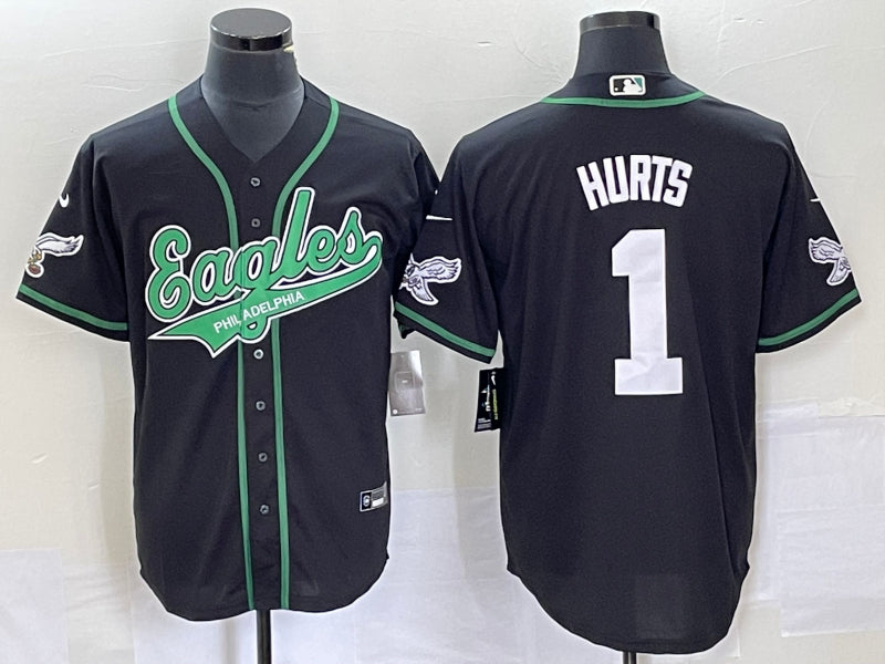 Jalen Hurts Philadelphia Eagles black jersey