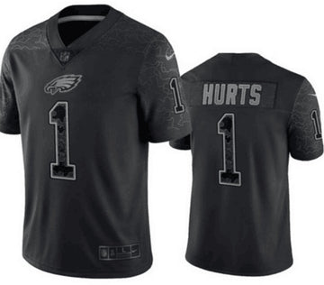 Jalen Hurts Philadelphia Eagles black jersey