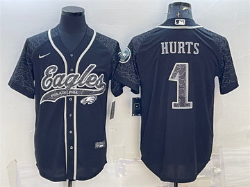 Jalen Hurts Philadelphia Eagles black jersey