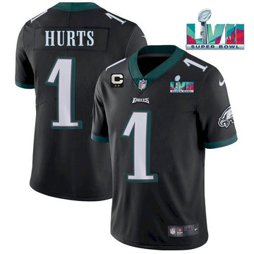 Jalen Hurts Philadelphia Eagles black jersey