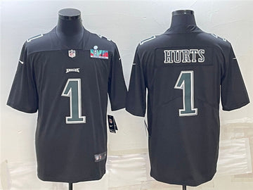 Jalen Hurts Philadelphia Eagles black jersey