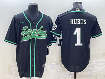 Jalen Hurts Philadelphia Eagles black jersey