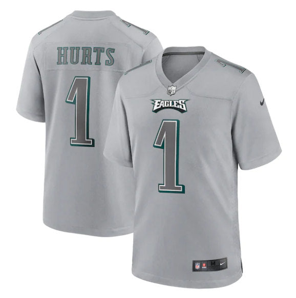 Jalen Hurts Philadelphia Eagles gray Game jersey