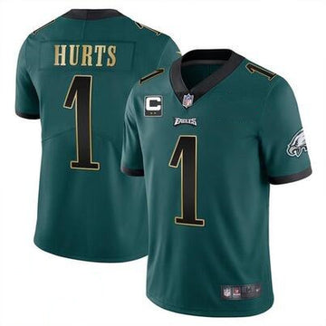 Jalen Hurts Philadelphia Eagles green jersey