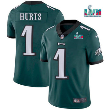 Jalen Hurts Philadelphia Eagles green jersey
