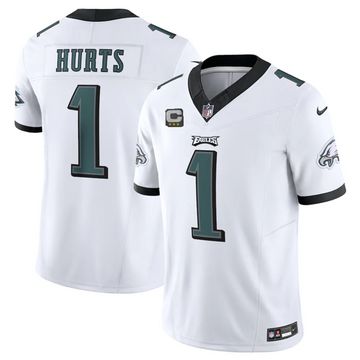 Jalen Hurts Philadelphia Eagles white FUSE jersey