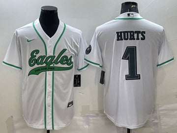 Jalen Hurts Philadelphia Eagles white jersey
