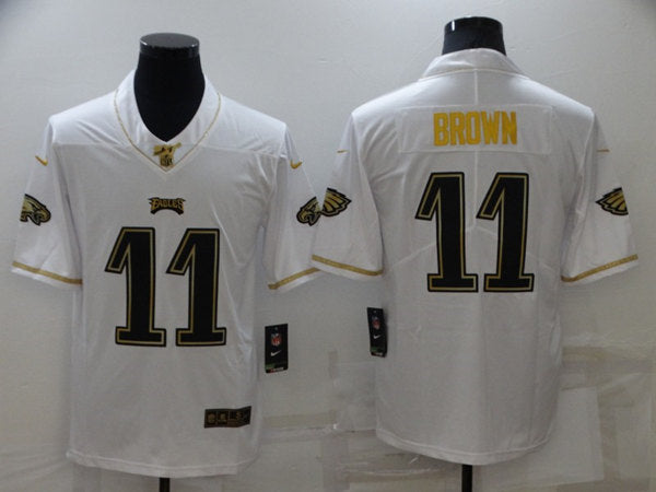 A J Philadelphia Eagles brown jersey