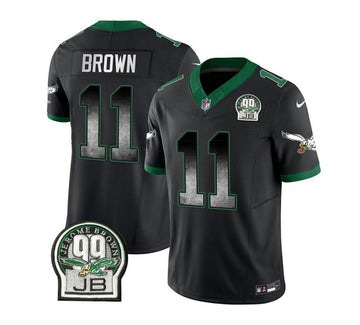 A J Philadelphia Eagles brown FUSE jersey