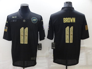 A J Philadelphia Eagles brown Salute To Service jersey
