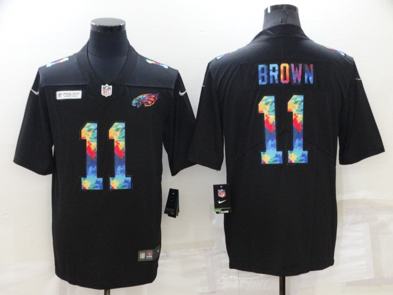 A J Philadelphia Eagles brown jersey