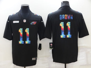 A J Philadelphia Eagles brown jersey