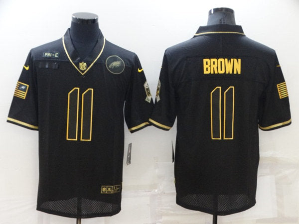 A J Philadelphia Eagles brown Salute To Service jersey