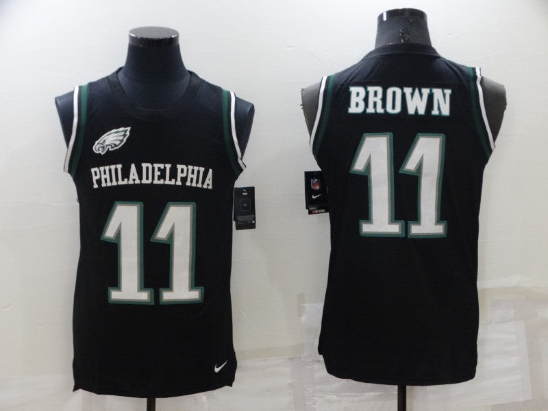 A J Philadelphia Eagles brown jersey