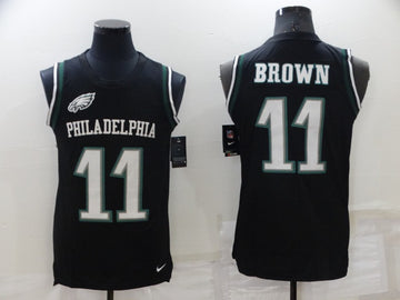 A J Philadelphia Eagles brown jersey