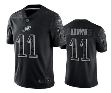 A J Philadelphia Eagles brown jersey