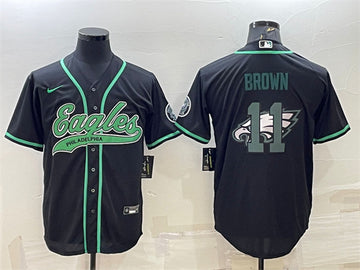 A J Philadelphia Eagles brown jersey