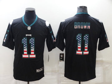 A J Philadelphia Eagles brown Color Rush jersey