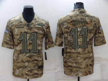 A J Philadelphia Eagles brown Salute To Service jersey